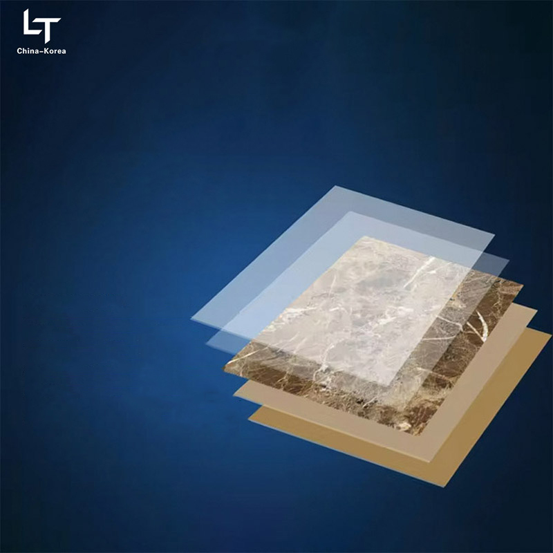 Su geçirmez 1220 × 2440mm 3mm PVC UV Kurulu İç Duvar paneli Dekorasyonu için Yüksek Parlak Kaplama ile Ev Ofis Tasarımı Dekor