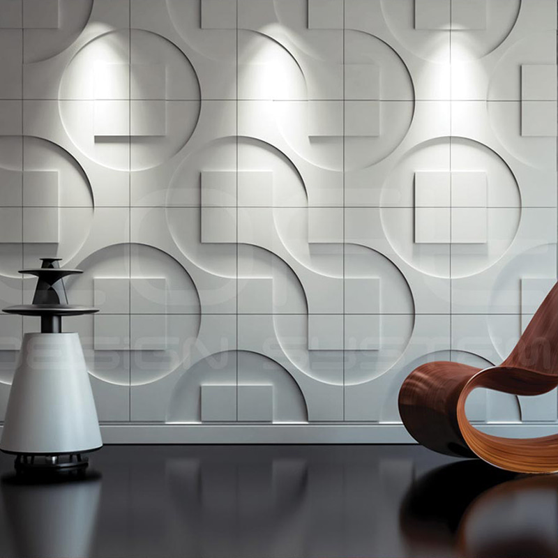 Pared 3d Duvar Panelleri Ev Dekorasyonu için Duvar Kağıdı Duvar Kaplamaları Kapalı Panel De Pvc Modern Geometrik Villa