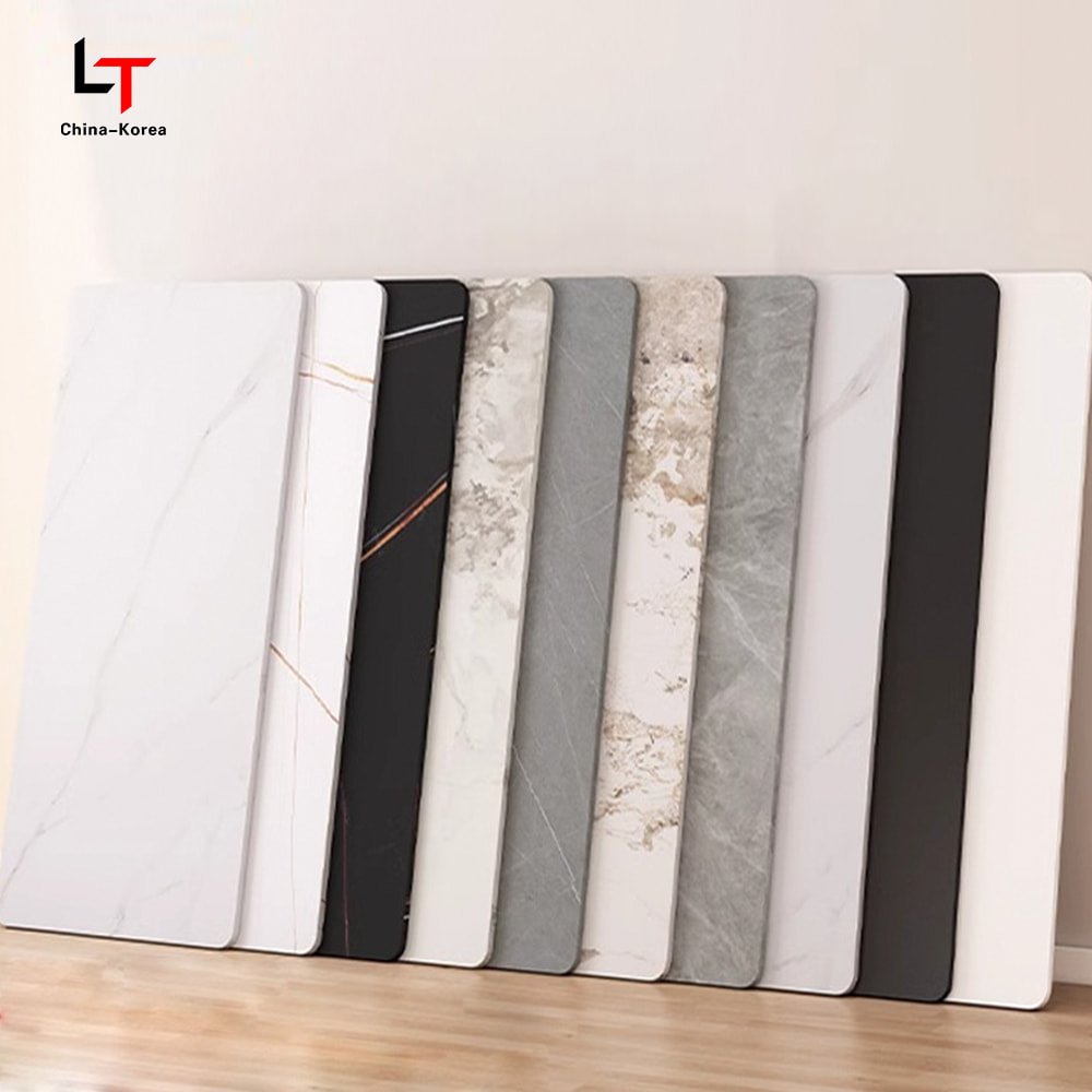 UV Kaplama ile Kapalı Açık için 1220 × 2440mm PVC Karbon Kristal Panel Su Geçirmez Yanmaz Dekoratif Duvar Kaplama