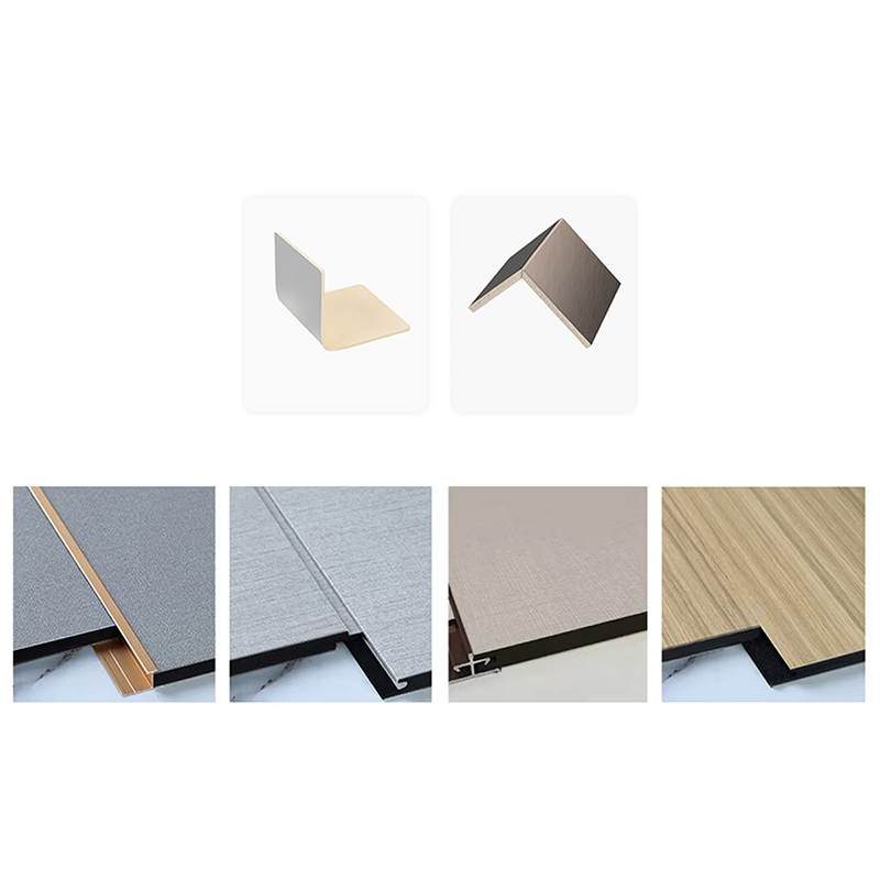 Hafif PVC Karbon Kristal Levha Yüksek Yoğunluklu Çizilmez 5mm-8mm Ticari Otel Banyo Dekorasyonu için Kalın Yanmaz B1 Sınıfı Dayanıklı Duvar Paneli