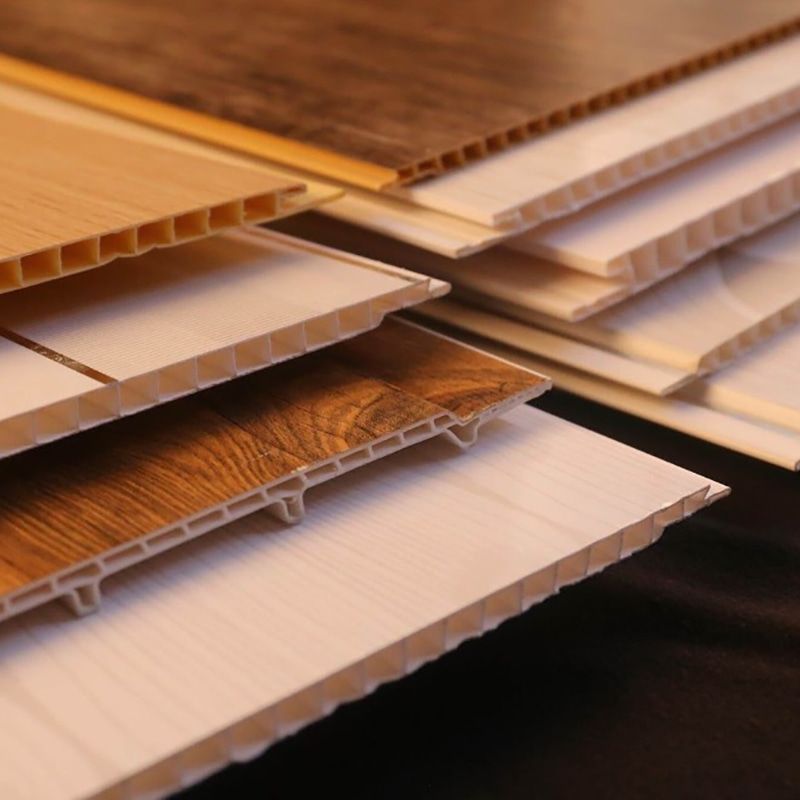 Çevre Dostu Bambu Ahşap Elyaf Entegre Duvar Paneli 600x9mm PVC WPC Dayanıklı Çok Yönlü Modern İç Tasarım Kolay Kurulum