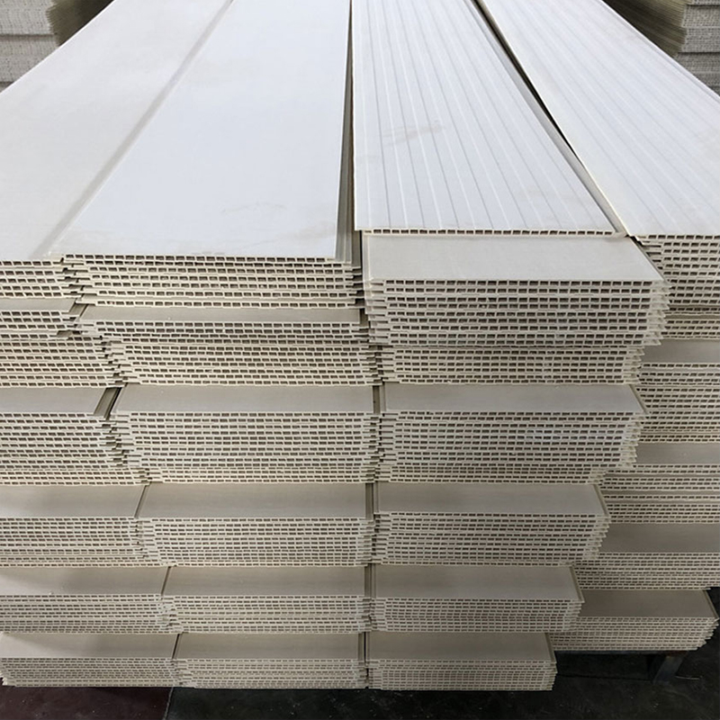 Modern Entegre Bambu Ahşap Elyaf PVC Duvar Paneli TV Arka Plan için Otel Kullanımı için İç Tavan Sert Paket Duvar Paneli