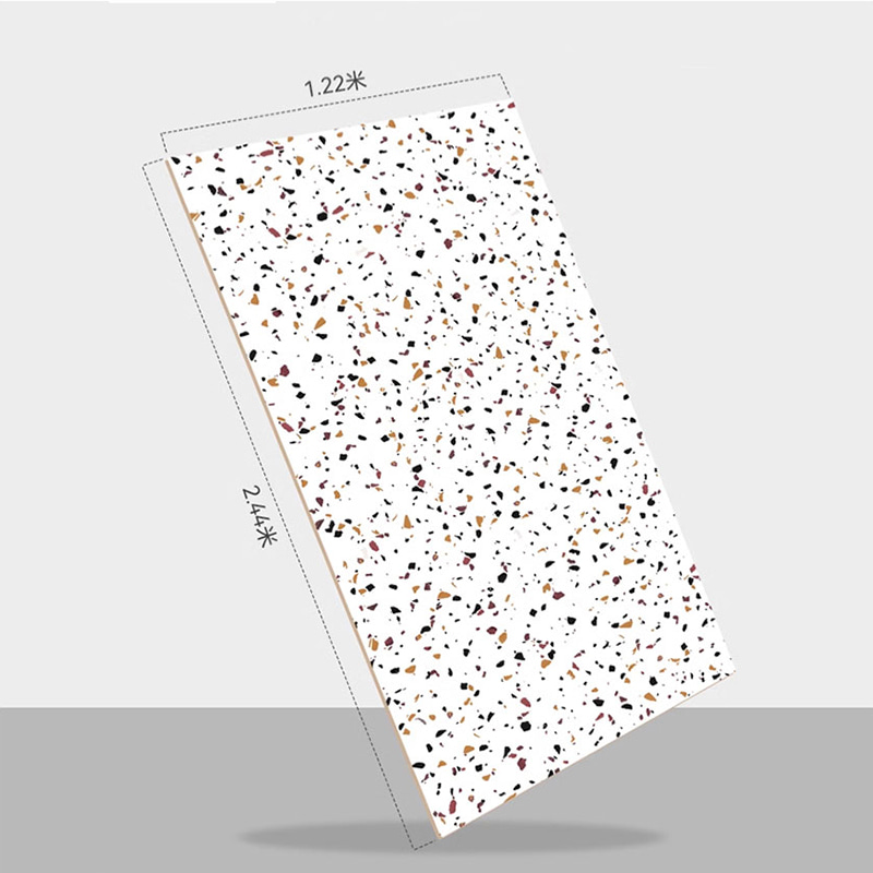 1220mm × 2440mm Esnek PVC Plastik Alternatif Mermer SPC Duvar Paneli ve Kurulu Yapay İmitasyon Mermer UV Kaplama PVC Mermer Levha