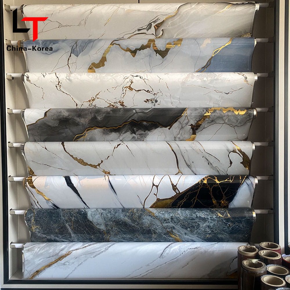 3D 5D Baskı Laminasyon Isı Transfer Filmi PVC Mobilya Dekorasyon Filmi Vakum Pres Folyo Kapı Duvar Paneli için WPC UV Kurulu