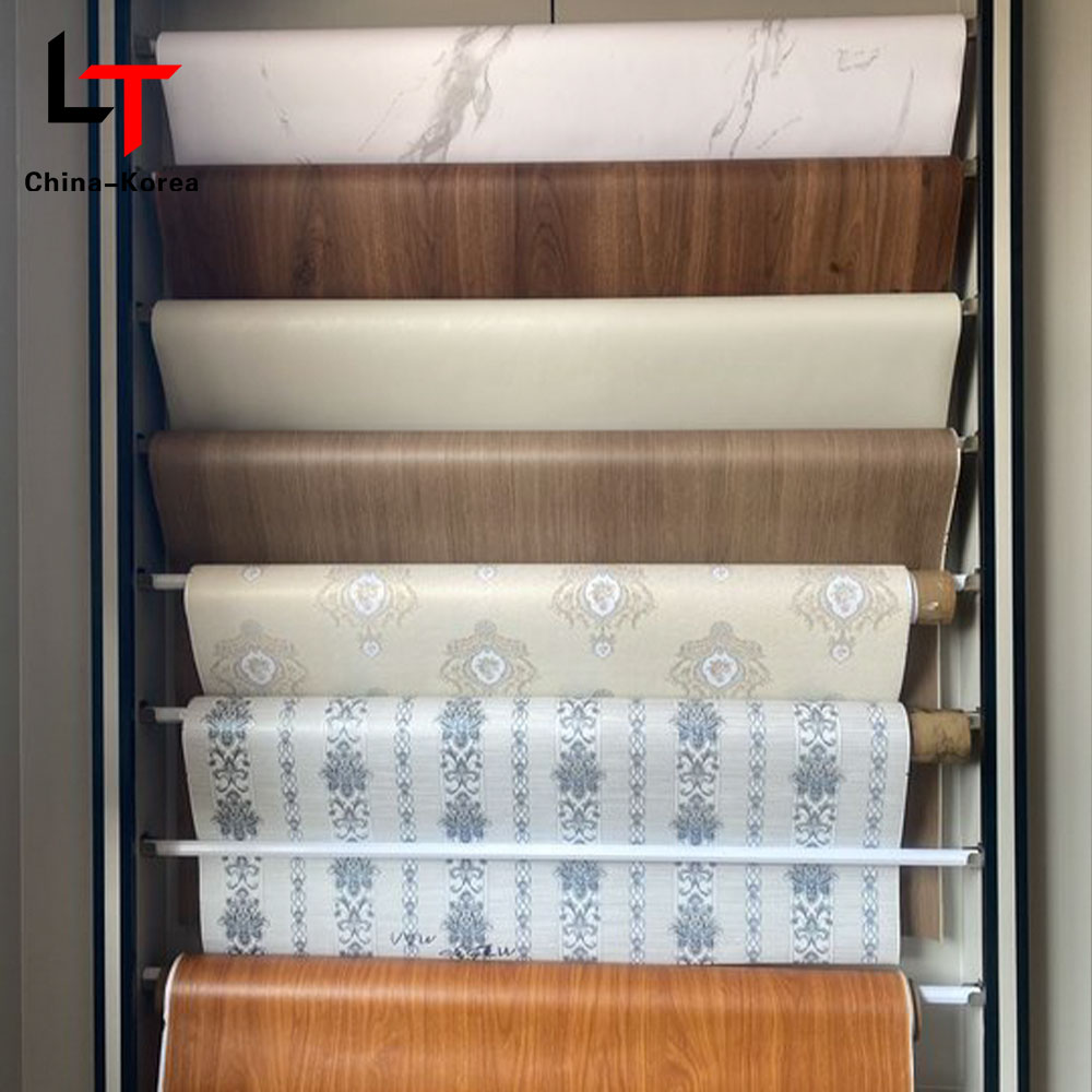 3D 5D Baskı Laminasyon Isı Transfer Filmi PVC Mobilya Dekorasyon Filmi Vakum Pres Folyo Kapı Duvar Paneli için WPC UV Kurulu