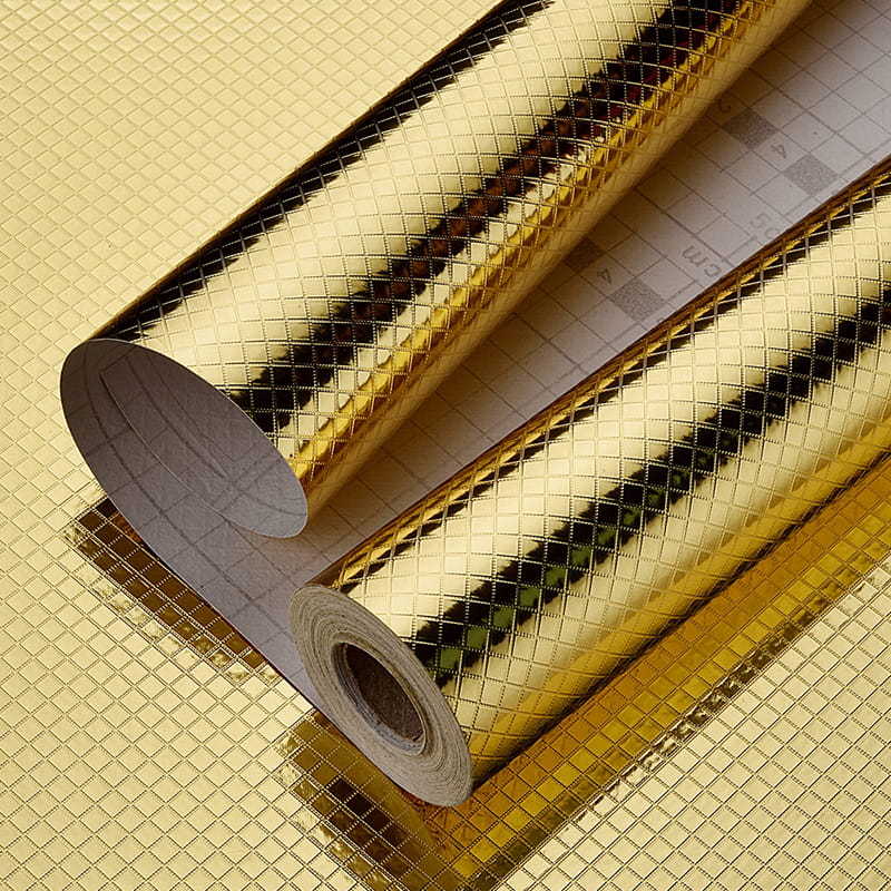 Kendinden yapışkanlı Duvar Çıkartmaları Toptan Duvar Kağıdı, Yemek Odası Yatak Odası Oturma Odası için PVC Duvar Etiketi Çarpışma Önleyici Duvar Kağıdı