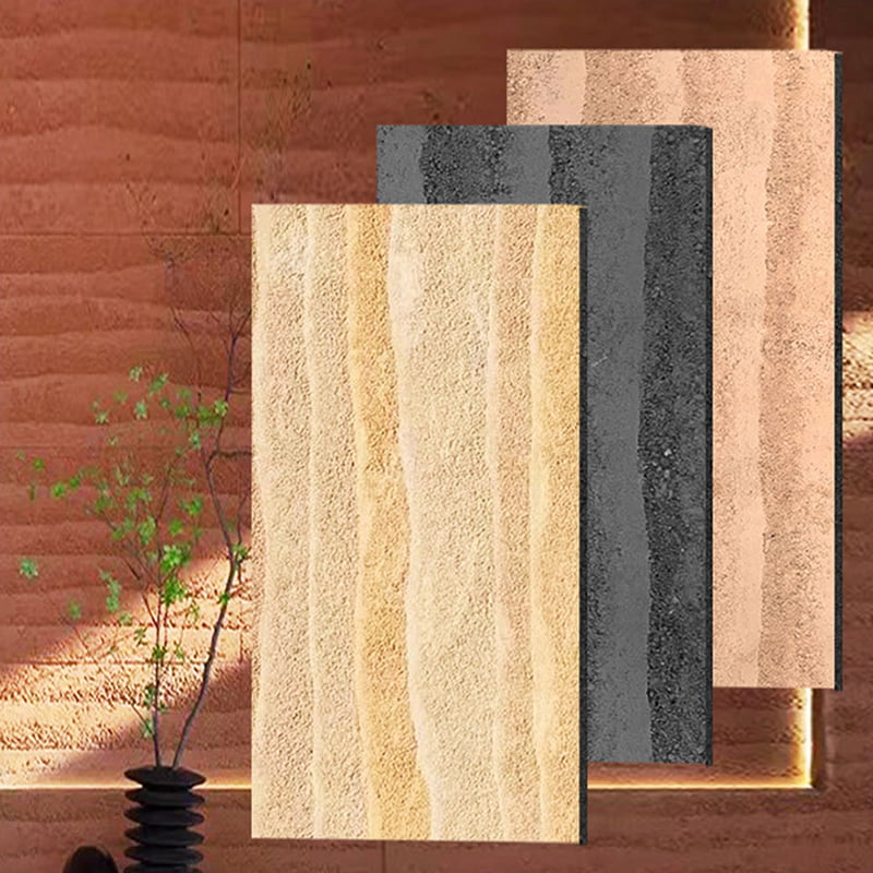 Modern Tasarım Yanmaz Hafif Duvar Panelleri Yeni Malzeme Yumuşak Taş Kaplama Esnek MCM Fayans Doğrusal Taş Duvar Kaplaması