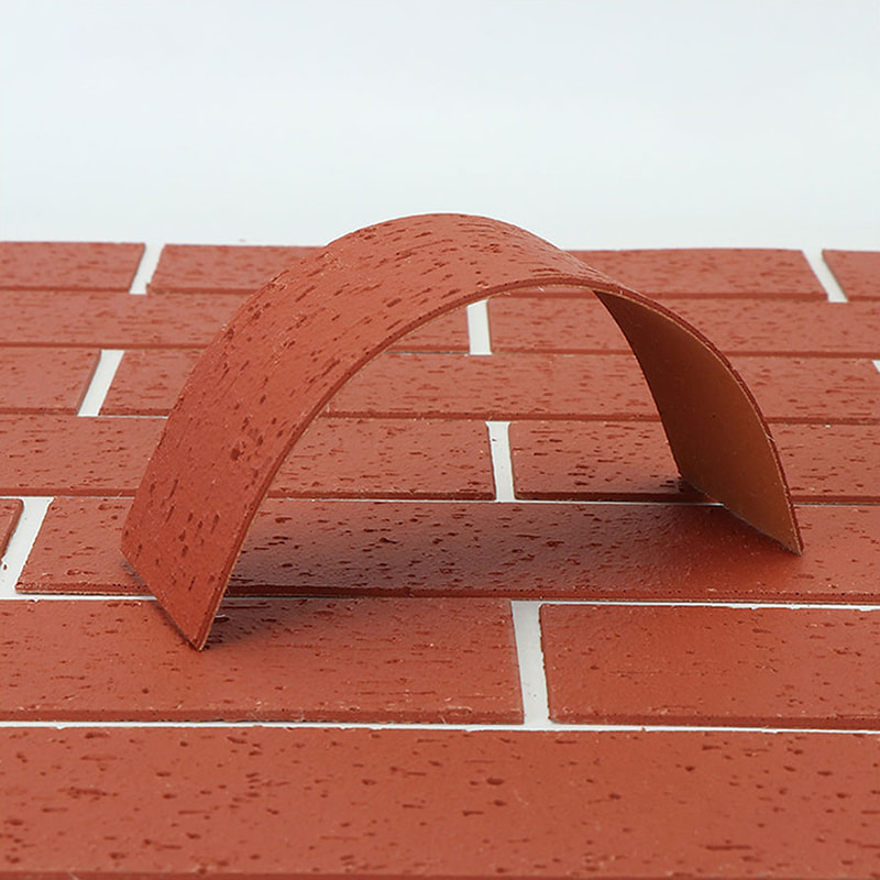 Modern Tasarım Yanmaz Hafif Duvar Panelleri Yeni Malzeme Yumuşak Taş Kaplama Esnek MCM Fayans Doğrusal Taş Duvar Kaplaması