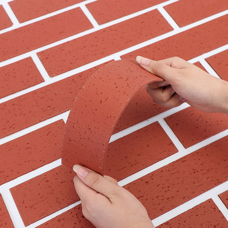 Modern Tasarım Yanmaz Hafif Duvar Panelleri Yeni Malzeme Yumuşak Taş Kaplama Esnek MCM Fayans Doğrusal Taş Duvar Kaplaması