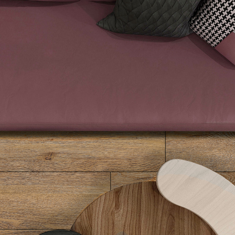 Dayanıklılık Plastik Karo Yüzen Su Geçirmez Ahşap Tahıl 4mm 5mm 6mm 7mm 8mm PVC Tıklayın Vinil Tahta SPC Döşeme